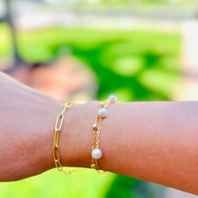 Load image into Gallery viewer, Pearl Double-Layer Bracelet