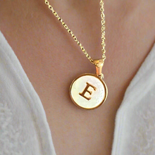 Load image into Gallery viewer, Sun Letter Pendant Necklace
