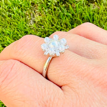 Load image into Gallery viewer, Pearl Anti Stress/Anti Anxiety Fidget Spinner Ring