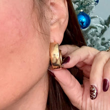 Load image into Gallery viewer, Simple Thick Hoop Earrings