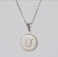 Load image into Gallery viewer, Sun Letter Pendant Necklace