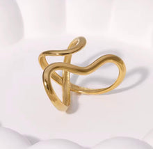 Load image into Gallery viewer, Big Heart Open Ring