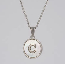 Load image into Gallery viewer, Sun Letter Pendant Necklace