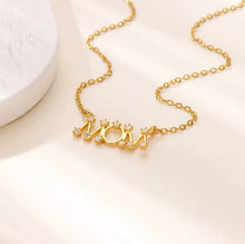 Load image into Gallery viewer, Zircon MOM Necklace