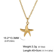 Load image into Gallery viewer, Starfish Necklace