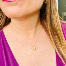 Load image into Gallery viewer, Sideways Dangling Heart Necklace