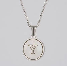 Load image into Gallery viewer, Sun Letter Pendant Necklace