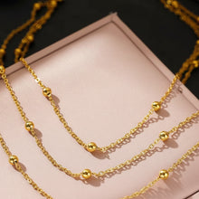 Load image into Gallery viewer, Triple Tier Bead Necklace