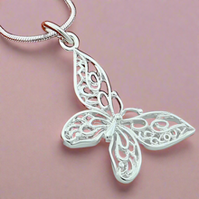 Load image into Gallery viewer, Butterfly Pendant Necklace