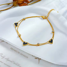 Load image into Gallery viewer, Love Heart Shell Anklet