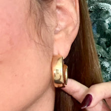 Load image into Gallery viewer, Simple Thick Hoop Earrings