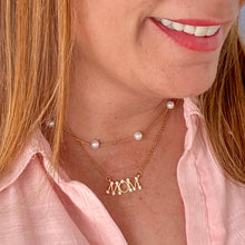 Load image into Gallery viewer, Pearl Chain Necklace