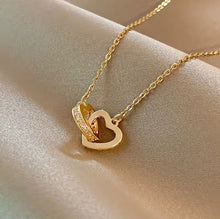 Load image into Gallery viewer, Interlocking Heart Necklace