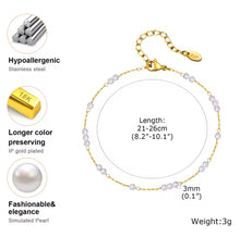 Load image into Gallery viewer, Mini Pearl Anklet