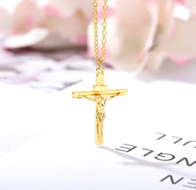 Load image into Gallery viewer, Jesus on the Cross Necklace