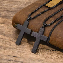 Load image into Gallery viewer, American Flag Cross Necklace