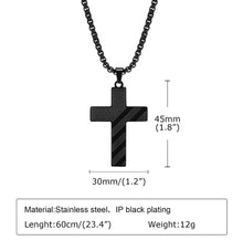 Load image into Gallery viewer, American Flag Cross Necklace