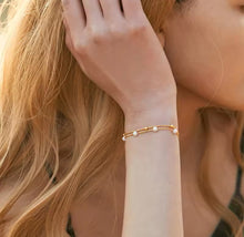 Load image into Gallery viewer, Pearl Double-Layer Bracelet