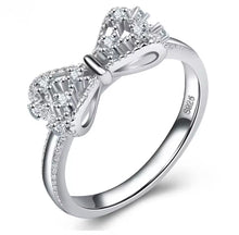 Load image into Gallery viewer, Zircon Bowknot Ring