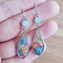 Load image into Gallery viewer, Retro Multicolor Drop Dangling Earrings
