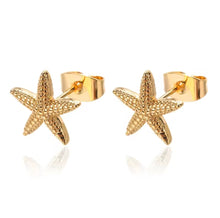 Load image into Gallery viewer, Sandy Starfish Stud Earrings
