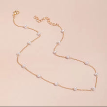 Load image into Gallery viewer, Pearl Chain Necklace