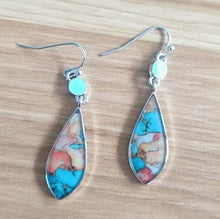 Load image into Gallery viewer, Retro Multicolor Drop Dangling Earrings