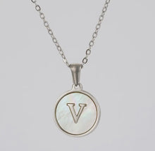 Load image into Gallery viewer, Sun Letter Pendant Necklace