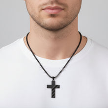Load image into Gallery viewer, American Flag Cross Necklace
