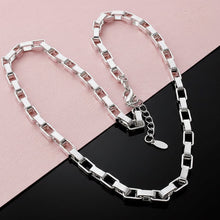 Load image into Gallery viewer, Box Geometric Necklace & Bracelet Set