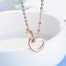Load image into Gallery viewer, Interlocking Heart Necklace