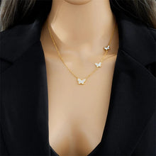 Load image into Gallery viewer, 3 Butterfly Necklace