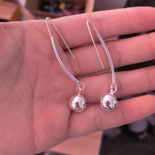 Load image into Gallery viewer, Mirror Ball Round Drop Earrings