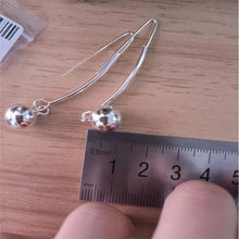 Load image into Gallery viewer, Mirror Ball Round Drop Earrings