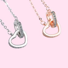 Load image into Gallery viewer, Interlocking Heart Necklace