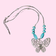 Load image into Gallery viewer, Big Vintage Butterfly Necklace