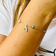 Load image into Gallery viewer, Daisy & Bee Charm Bracelet