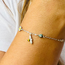 Load image into Gallery viewer, Daisy & Bee Charm Bracelet