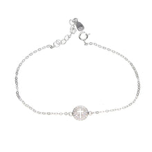 Load image into Gallery viewer, Round Cross Charm Pendant Bracelet