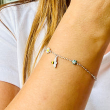Load image into Gallery viewer, Daisy & Bee Charm Bracelet