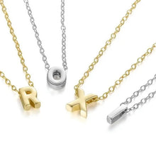 Load image into Gallery viewer, Mini Letter Pendant Necklace
