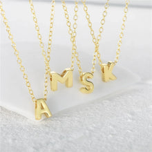 Load image into Gallery viewer, Mini Letter Pendant Necklace