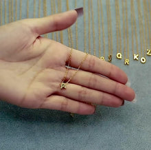 Load and play video in Gallery viewer, Mini Letter Pendant Necklace