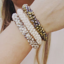 Load and play video in Gallery viewer, 3 Crystal Bracelets Set
