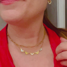 Load and play video in Gallery viewer, Five Love Shell Heart Necklace