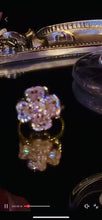 Load and play video in Gallery viewer, Baguette Heart Clover Fidget Ring