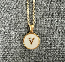 Load image into Gallery viewer, Sun Letter Pendant Necklace