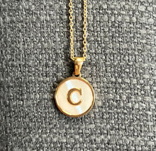 Load image into Gallery viewer, Sun Letter Pendant Necklace