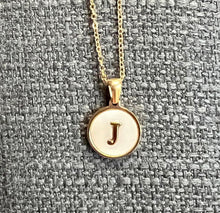 Load image into Gallery viewer, Sun Letter Pendant Necklace