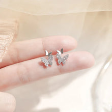 Load image into Gallery viewer, Double Butterfly Stud Earrings